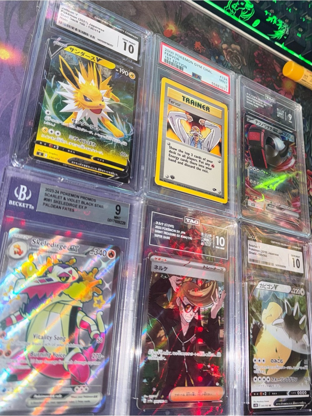 Graded Pokemon cards
